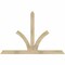 Ekena Millwork Richland Rough Sawn Timber Gable Bracket, Douglas Fir, 72"W x 48"H x 4"D x 4"F, 16/12 Pitch GBW072X48X0404RIC00RDF - alternate 1